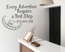 Every Adventure Requires a First Step Quote Decal